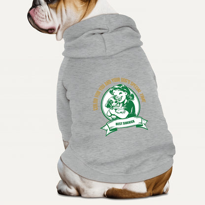 Dog fleece hoodie [MOM&DOG]
